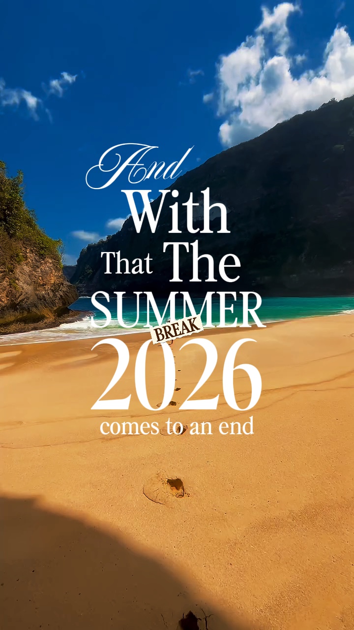And with that summer