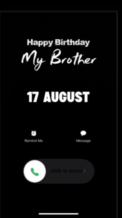 HBD Brother 17 Augus