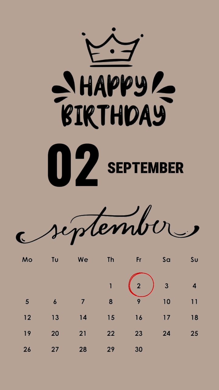 Hbd 02 september 