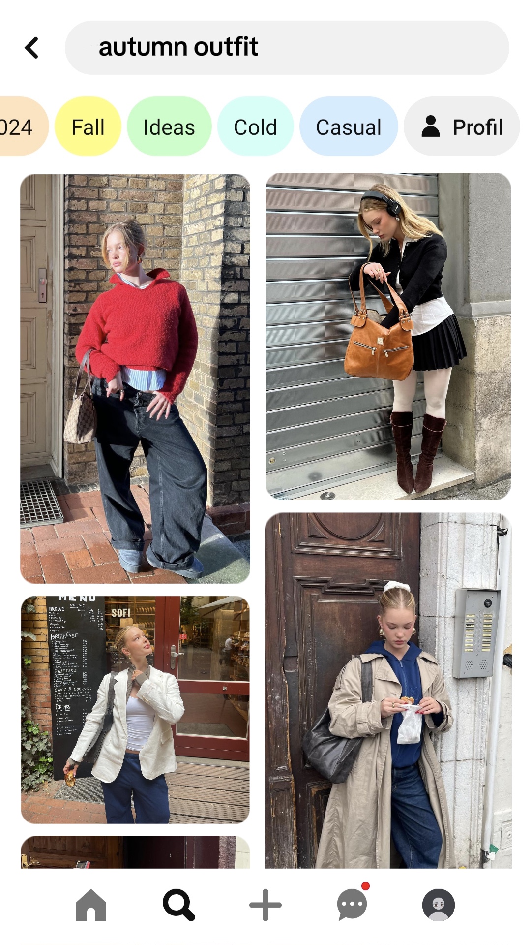 Traje de otoño
