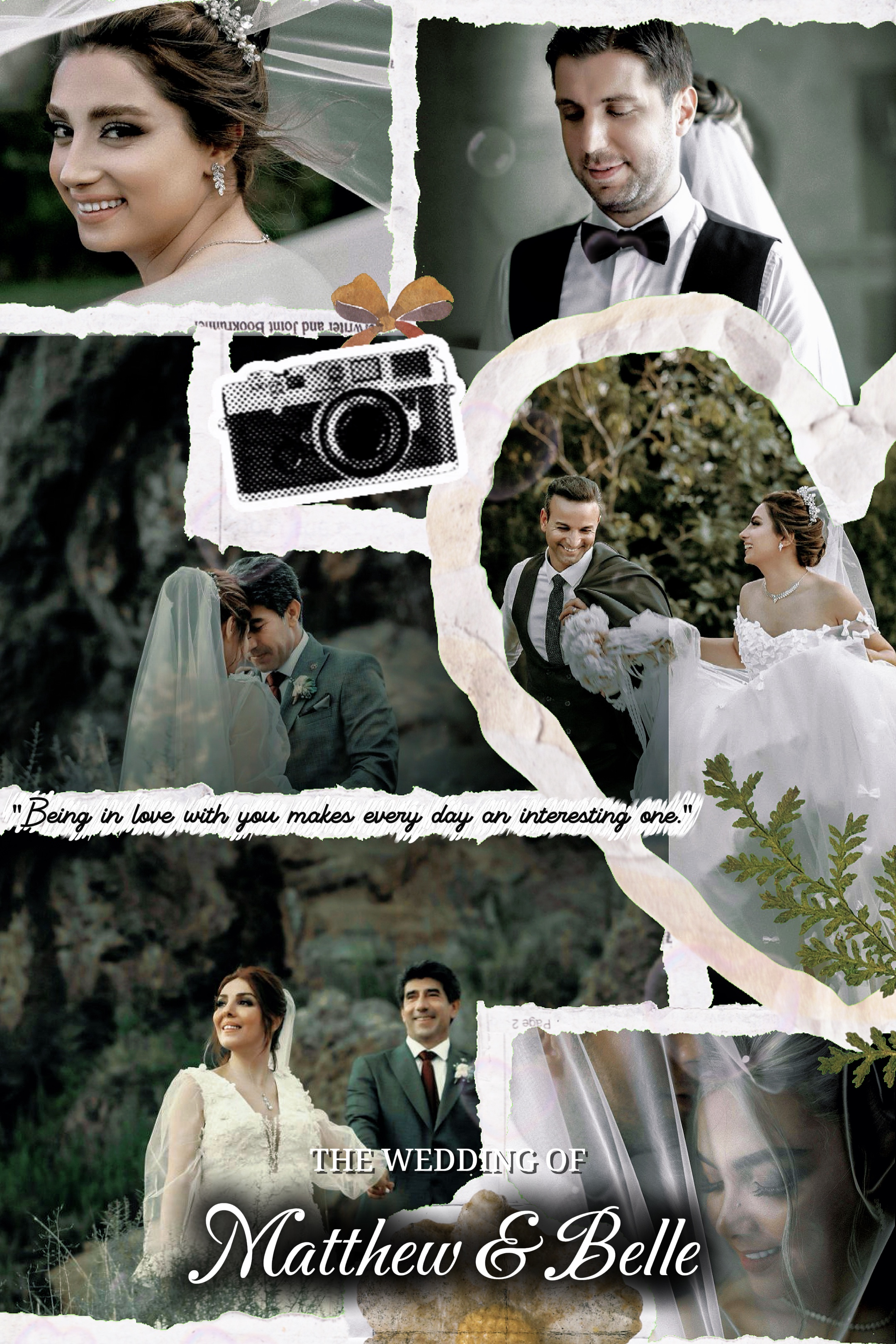 Collage wedding