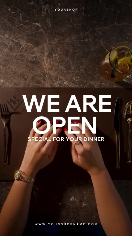 we are open 