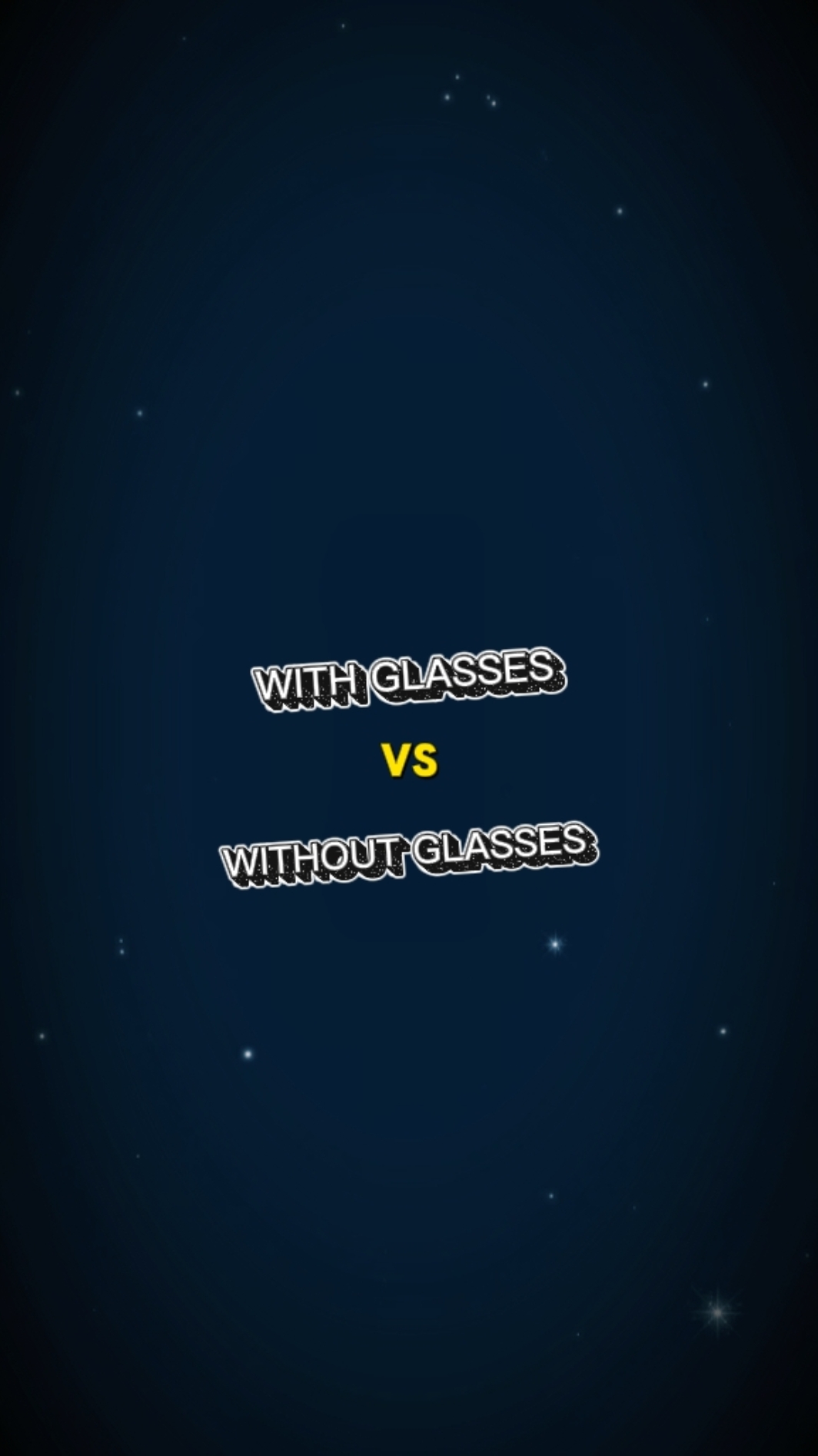 Trend with glasses