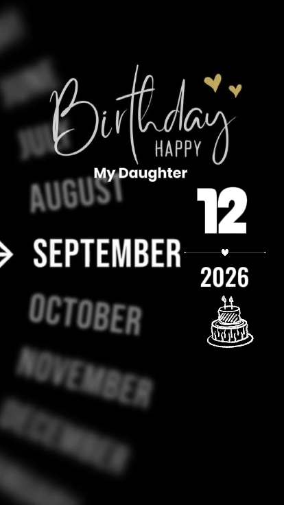 BDAY DAUGHTER 12Sept