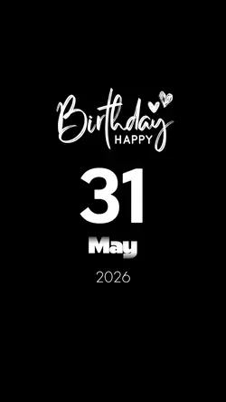 birthday 31 may