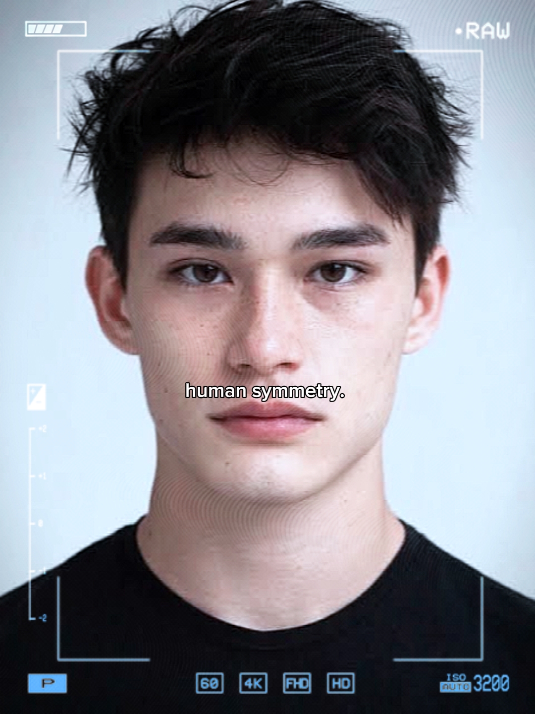 tendance du visage symétrique