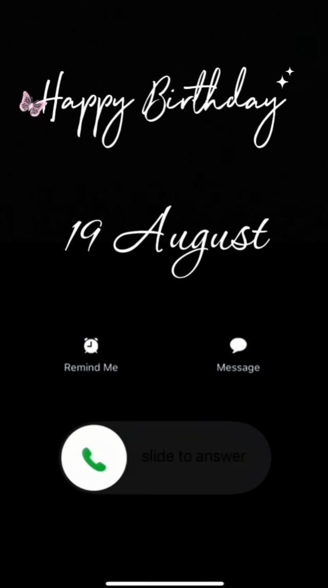 HBD 19 AUGUST