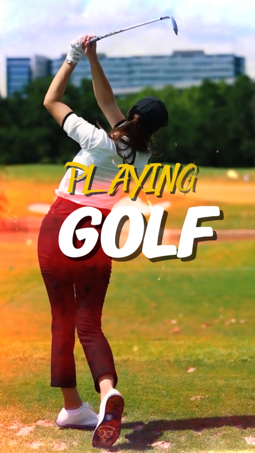 Playing Golf