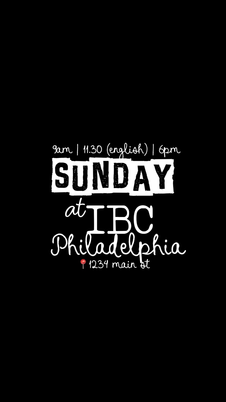 Sunday at Church