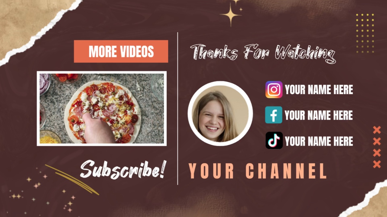 Food Outro Template 