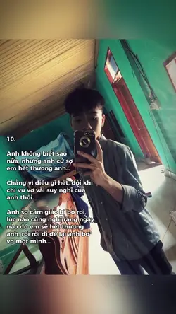 Anh rất sợ mất em ❤️🩹☺️