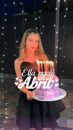 Ella nació en ABRIL🩷