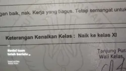 naik kelas IX