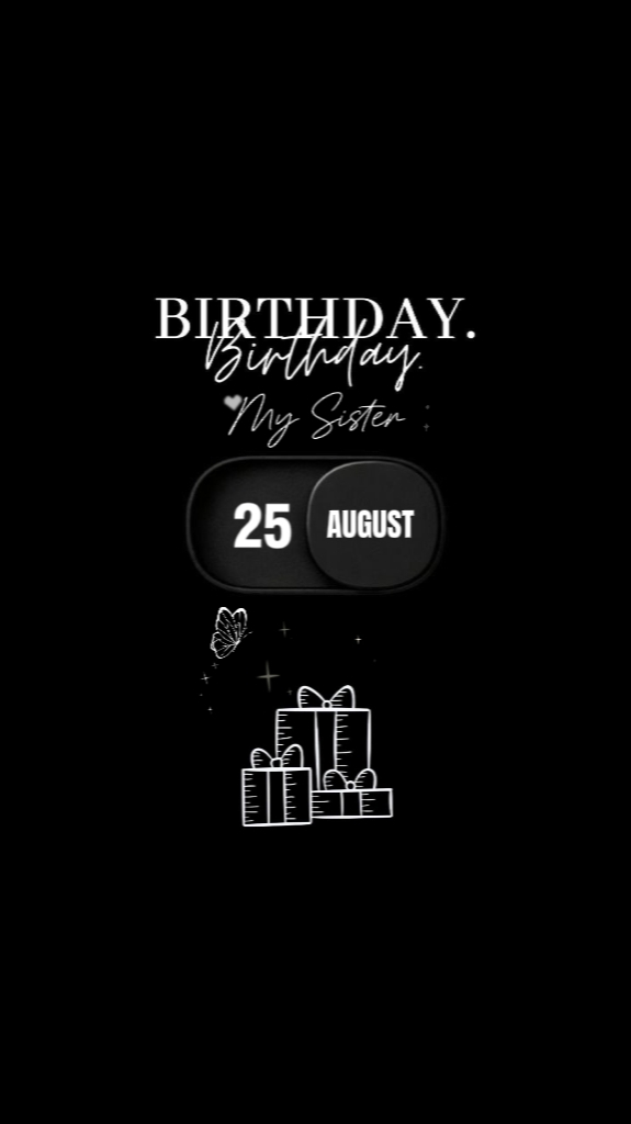 IRMÃ ANIVERSÁRIO 25 DE AGOSTO