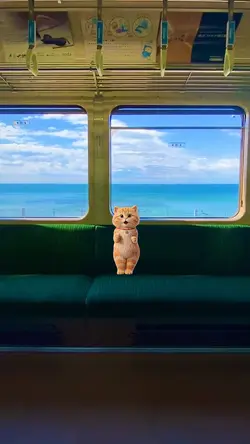 cat flower dance
