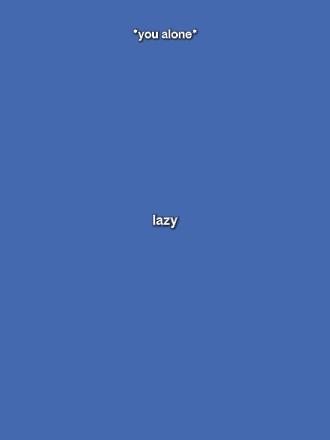 lazy confessions