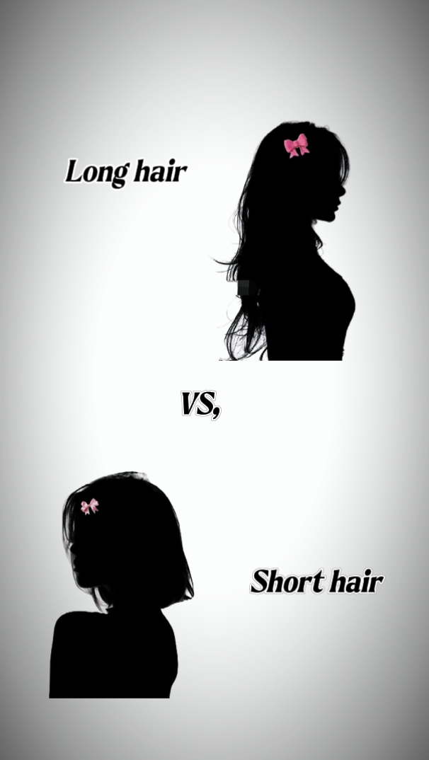 긴 Vs 짧은/머리 