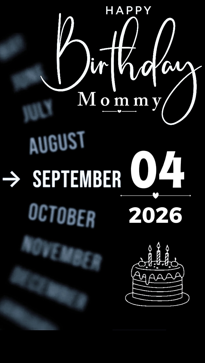 ULANG TAHUN MOM 04 SEPT