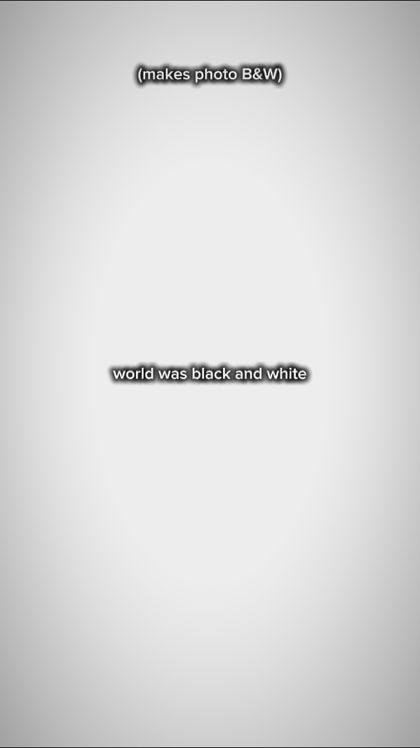 Mundo era blackwhite