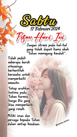 Pesan Hari Ini