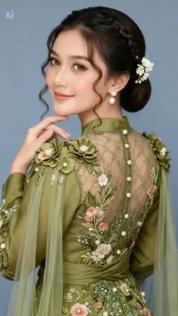 kebaya hijau