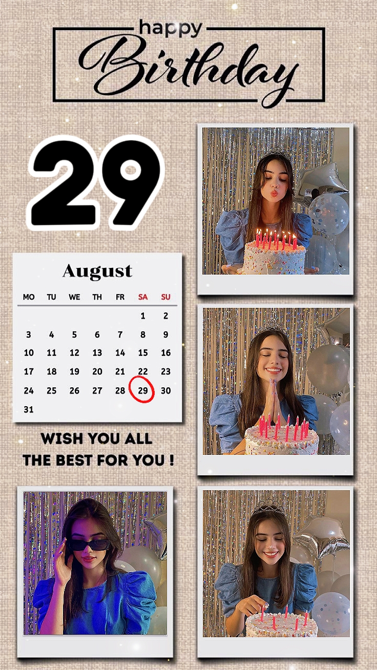 HBD 29 August 2026