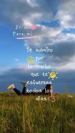 Te admiro (me)🩷✨