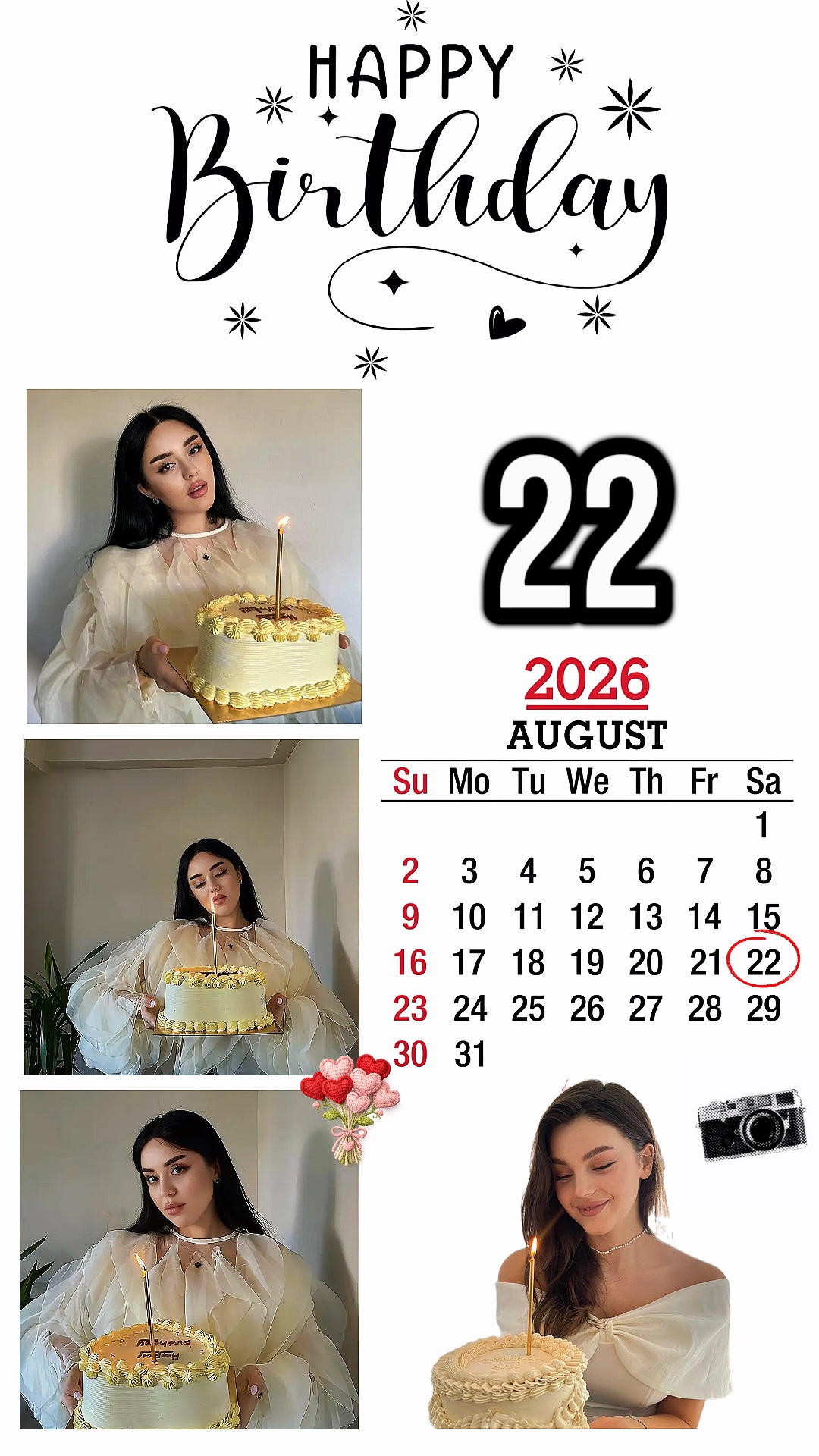Selamat ulang tahun 22 Agustus 
