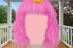 crazy pink wig!!