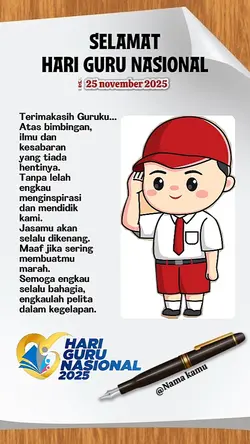 Hari guru nasional
