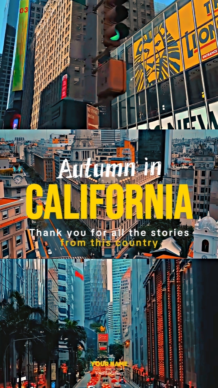 Autumn in California