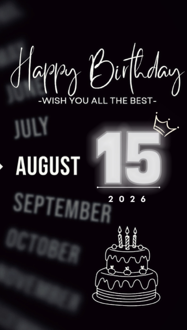 ANNIVERSAIRE MEILLEUR 15 AOÛT