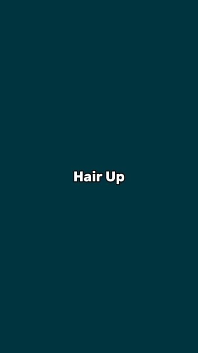 cheveux relevés