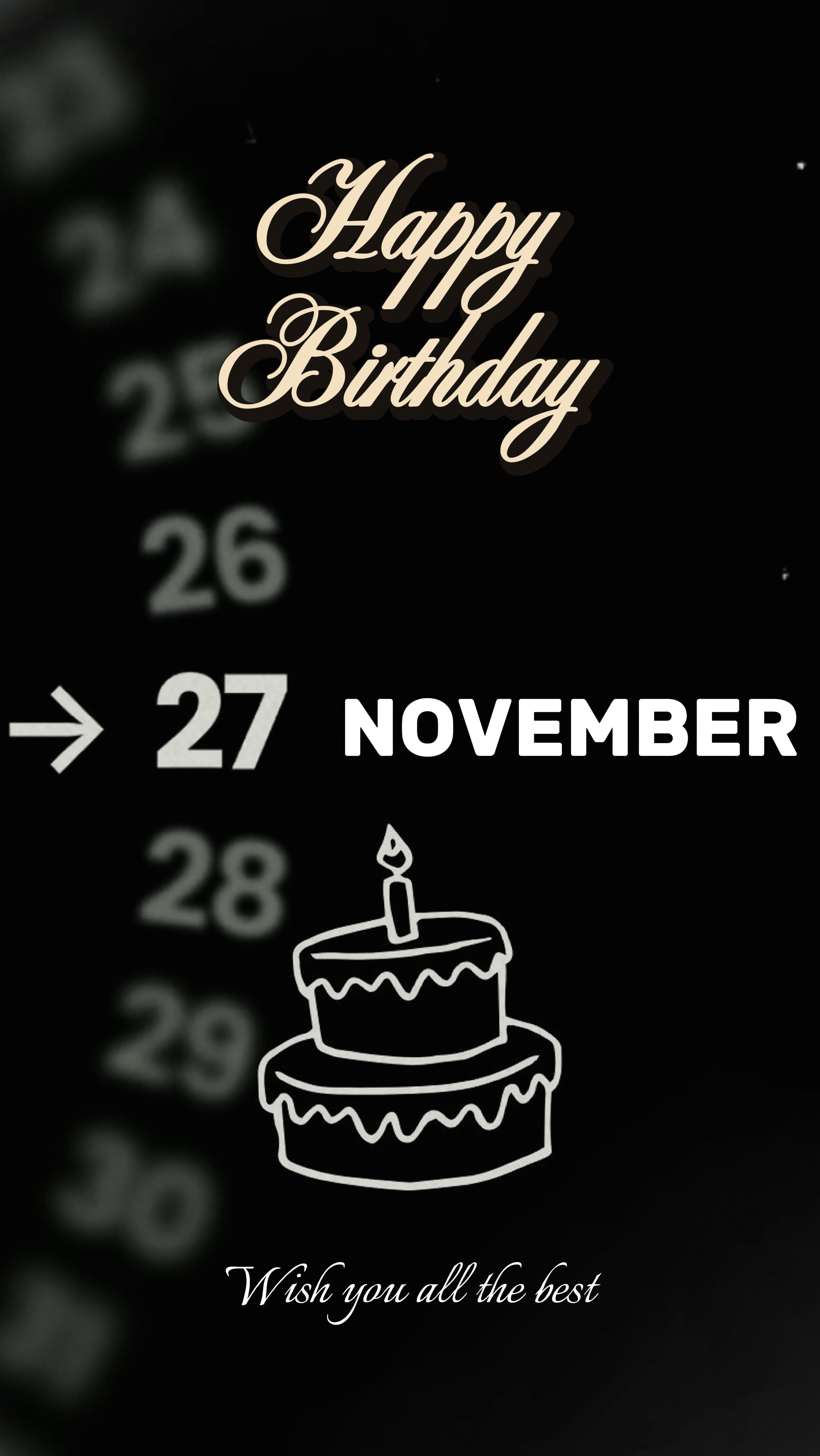 Hbd 27 November