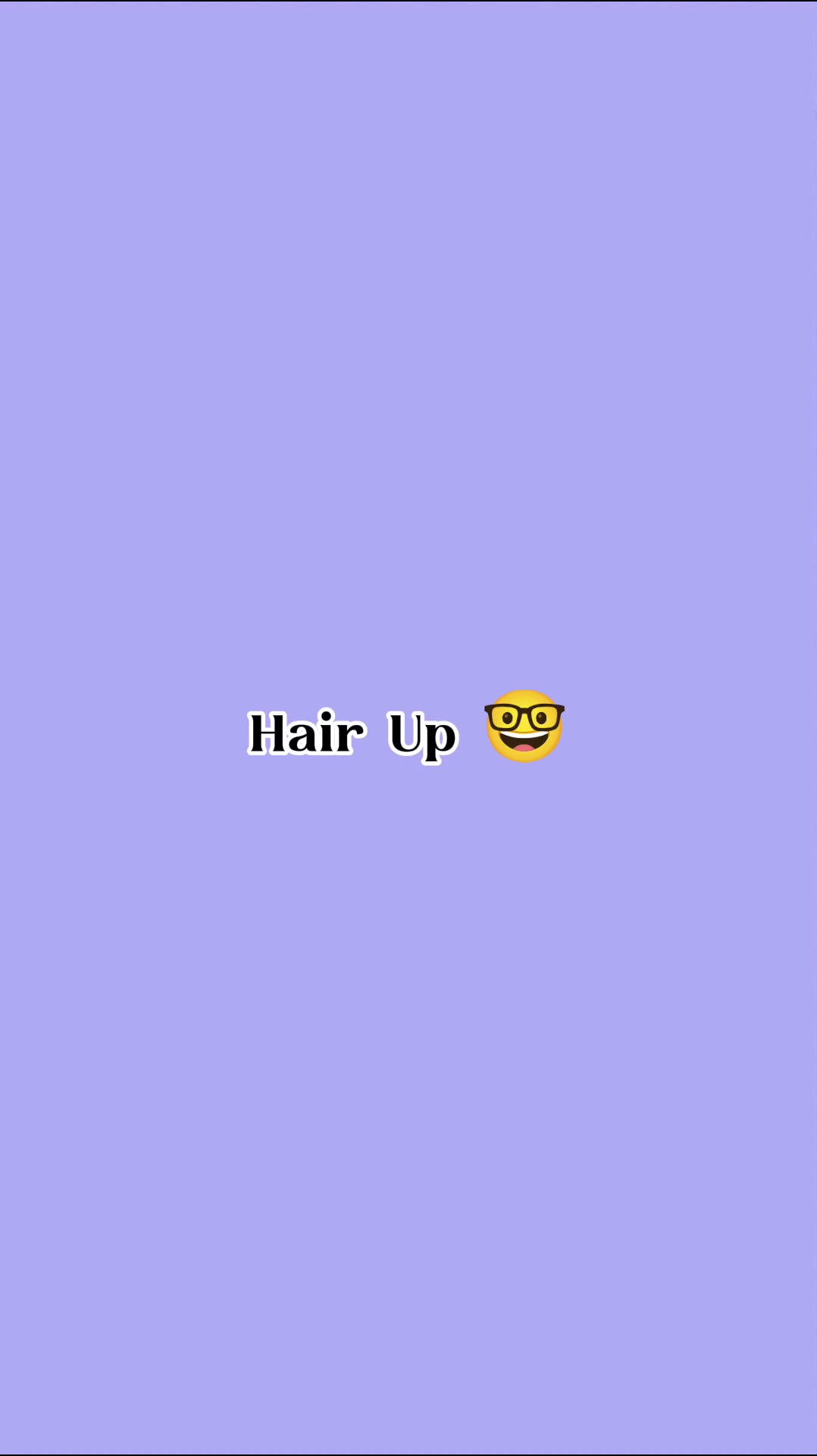cheveux relevés