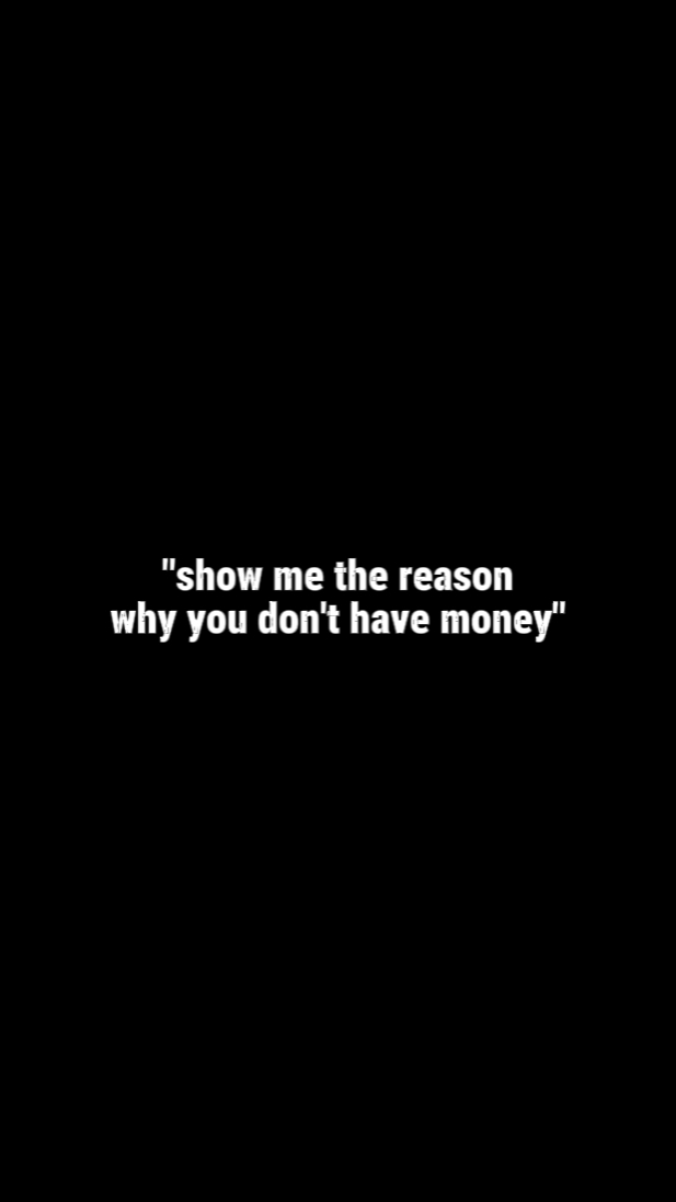 don't have money 