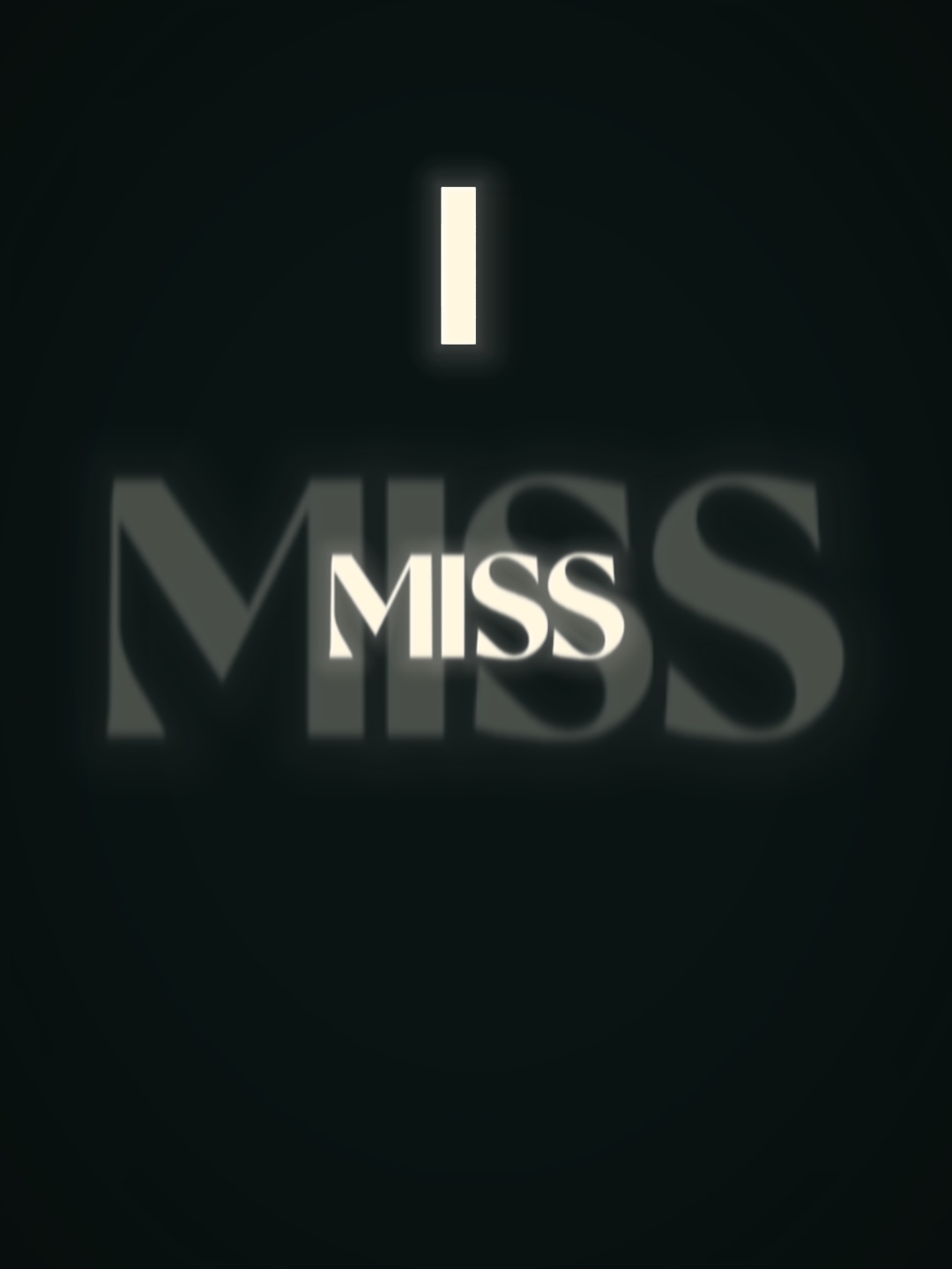 ICH VERMISSE DICH