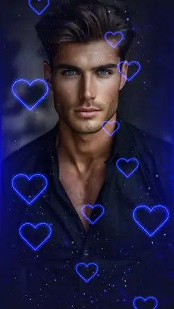Blaue Herzen 