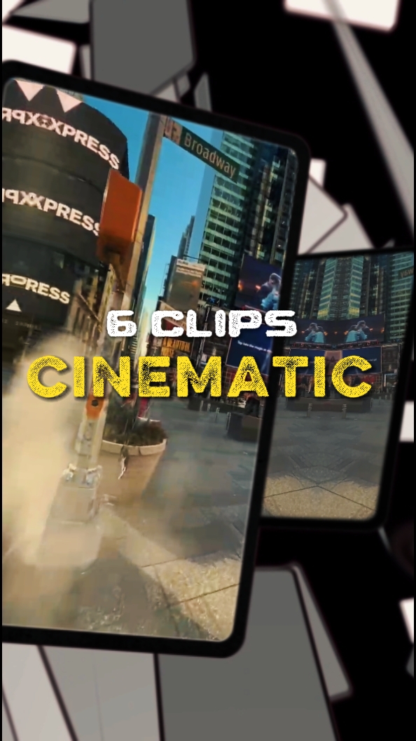 6 clipes cinematográficos 