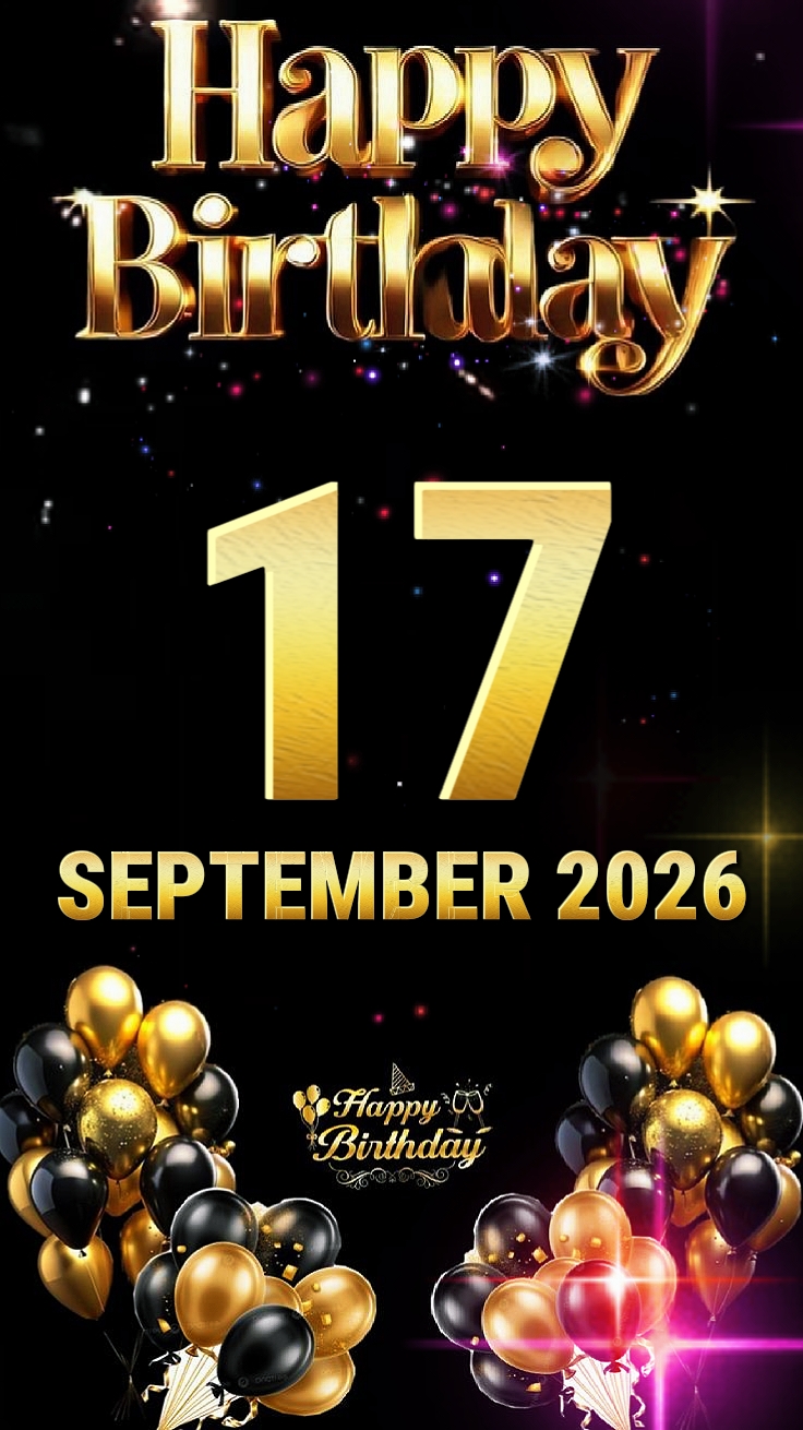 HBD 17 de septiembre de 2026
