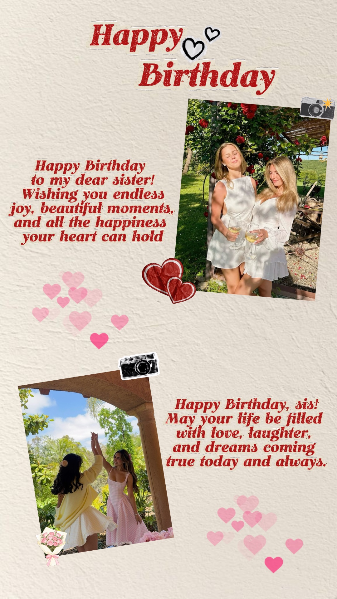 Collage de cumpleaños 