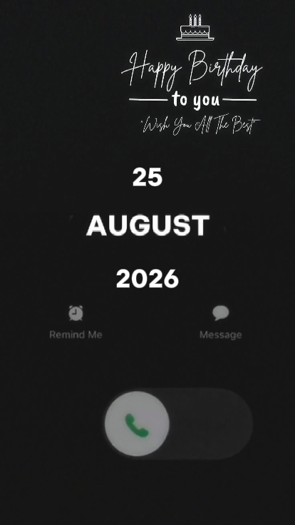 ULANG TAHUN UNTUKMU 25 Agustus