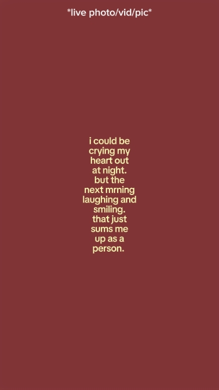 I cold be crying