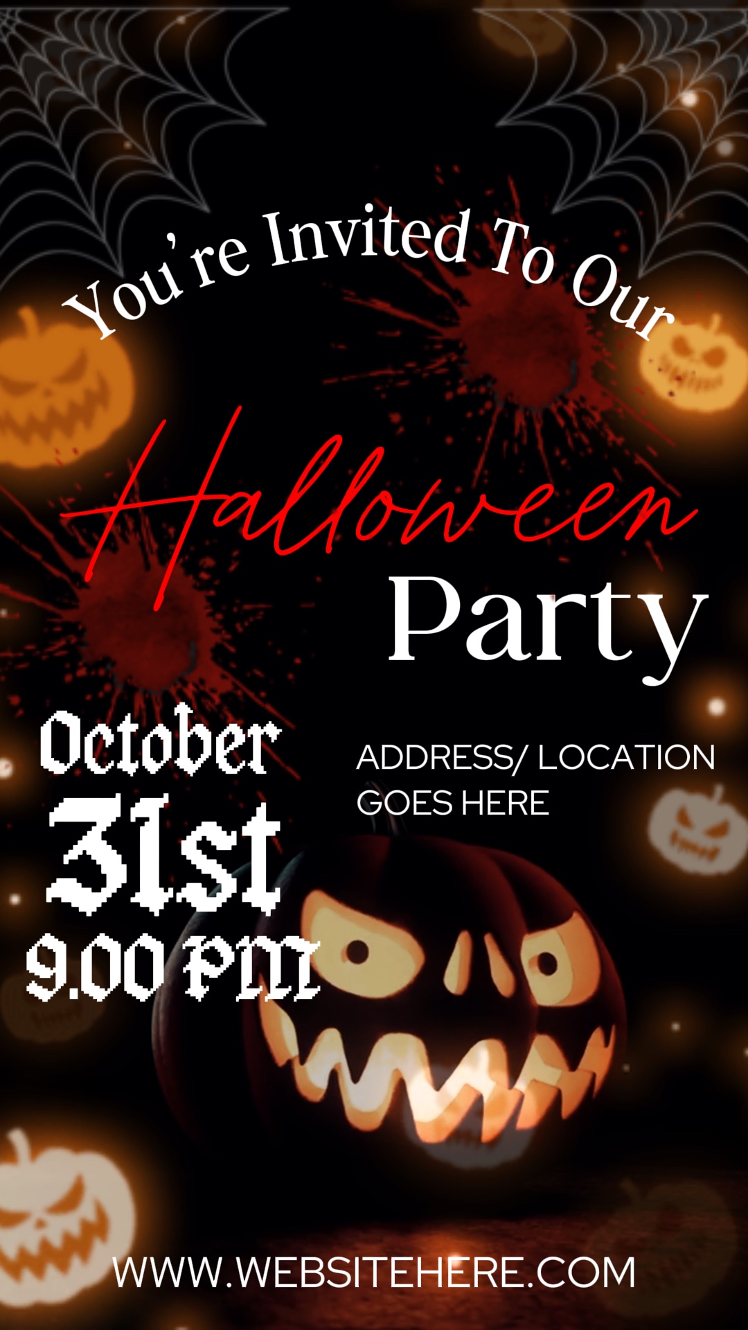 Invitación De Halloween