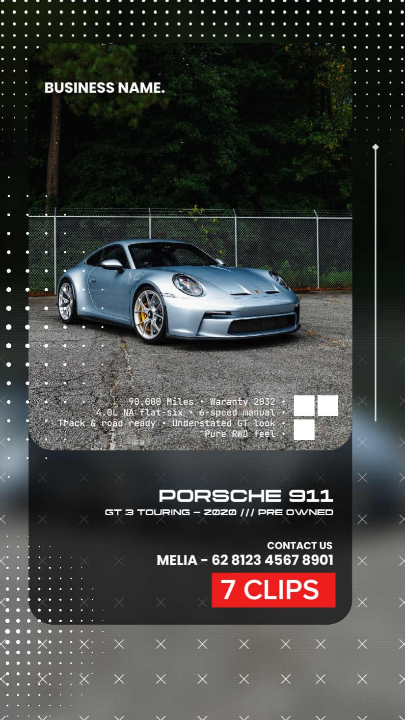 Selling Car Template