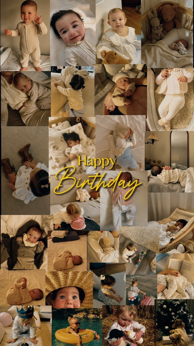 Feliz cumpleaños bebé