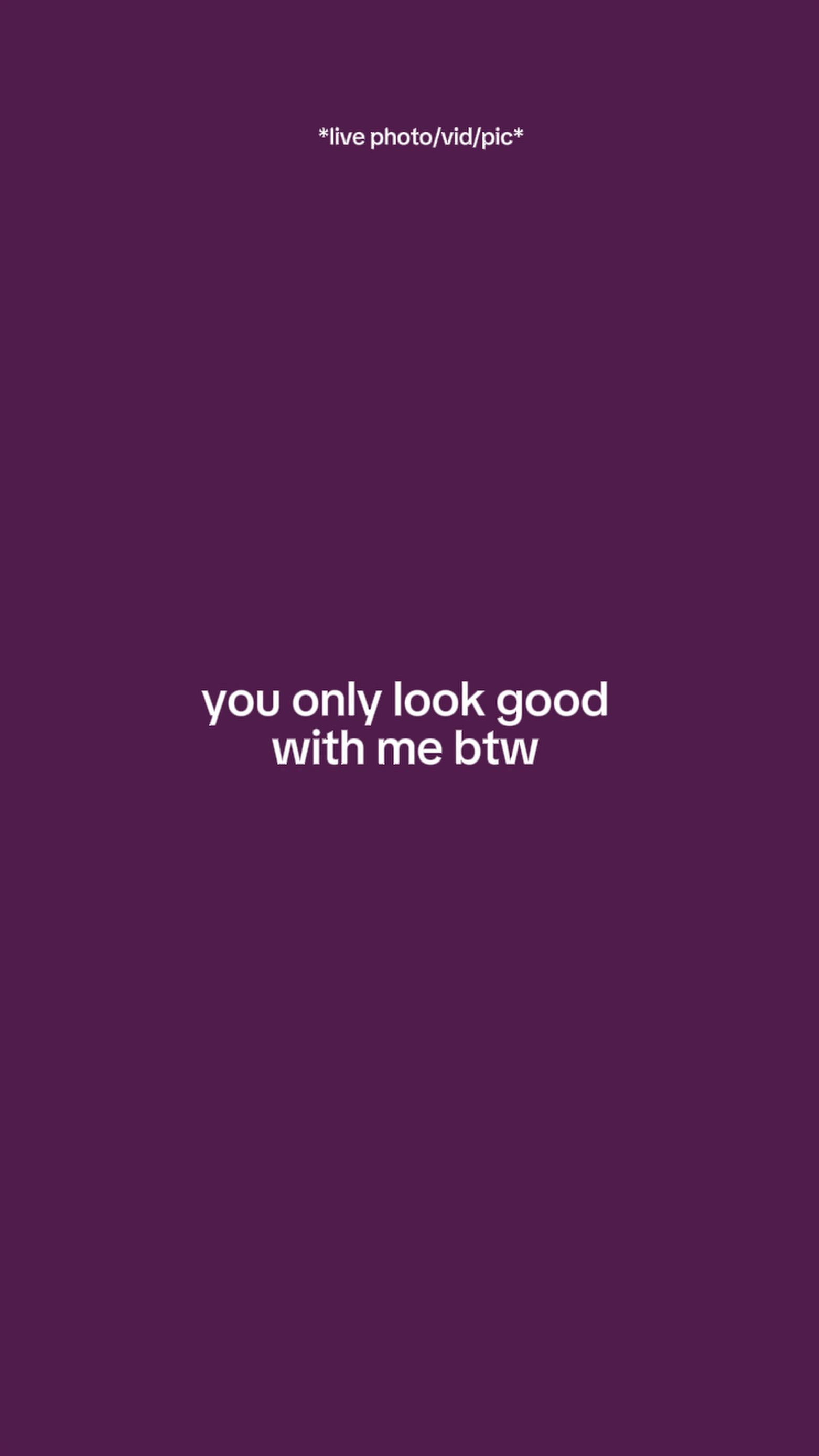 Only look goo