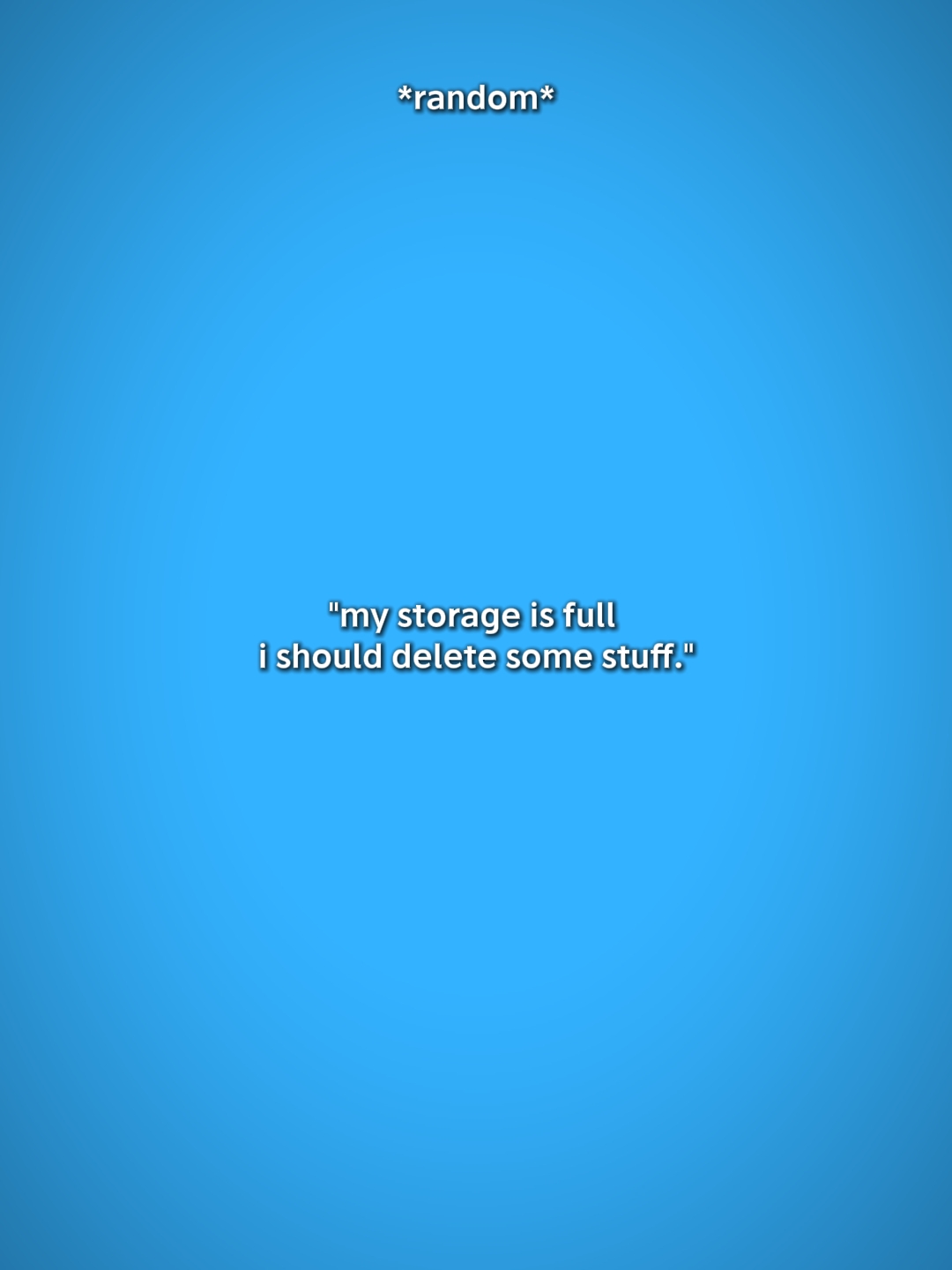 Mon stockage est plein 