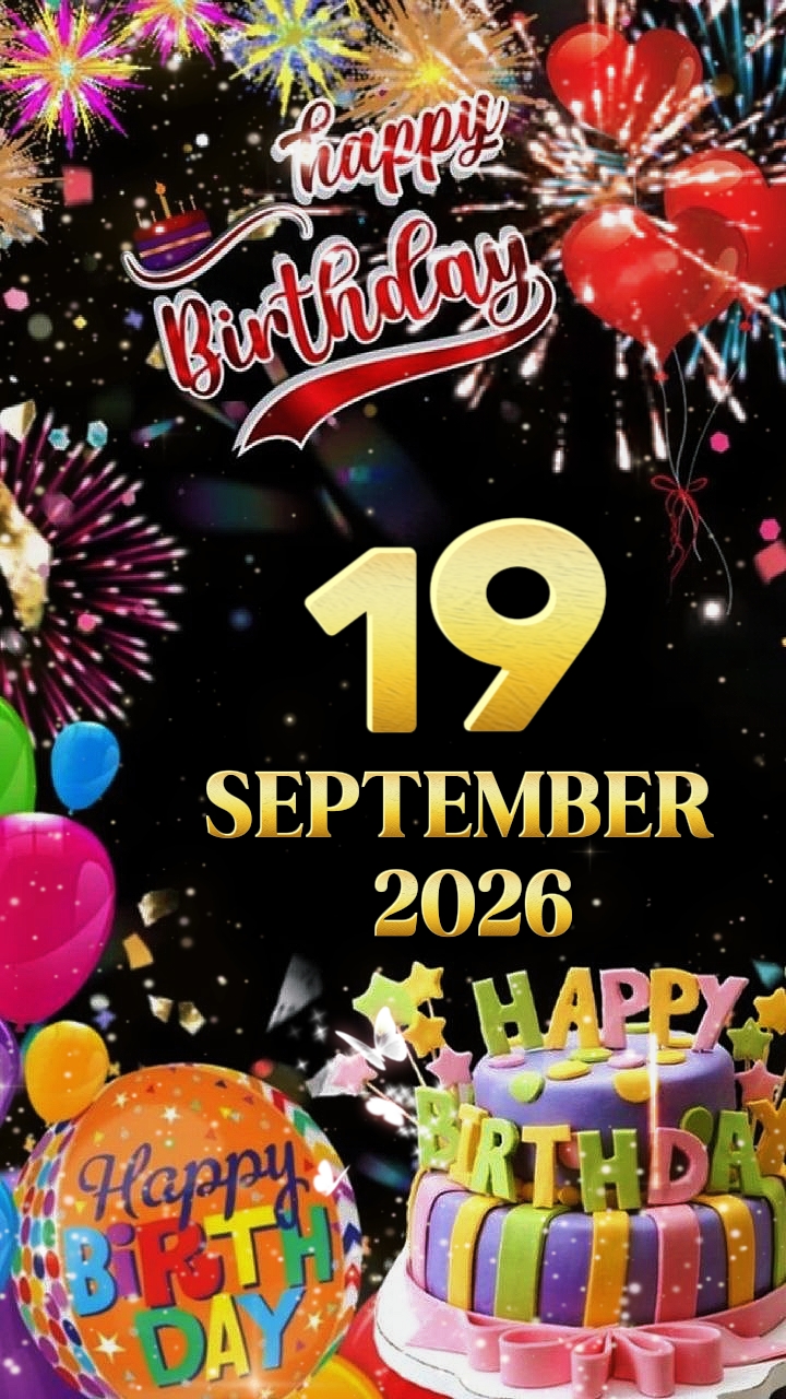 HBD 19 September2026
