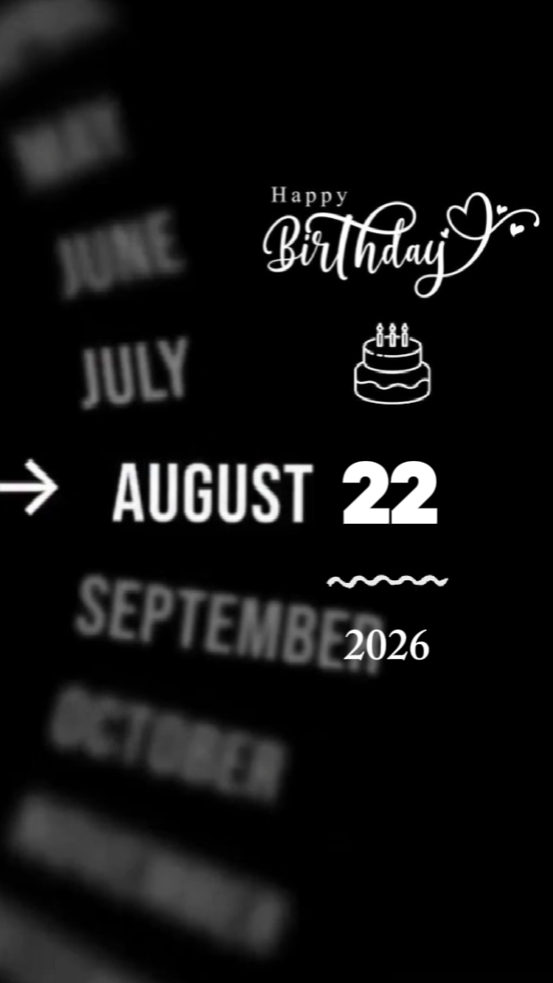 ANNIVERSAIRE BÉBÉ 22 AOÛT